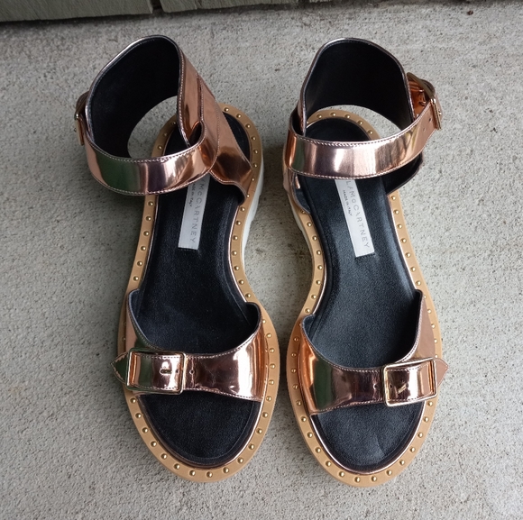 Stella Mccartney Odette Rose Gold  Sandals - Picture 3 of 11